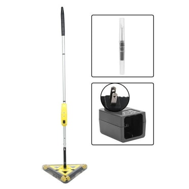 Portable Hand-Propelled Cleaner for Efficient Home Use 360° Rotating Cordless Floor Sweeper