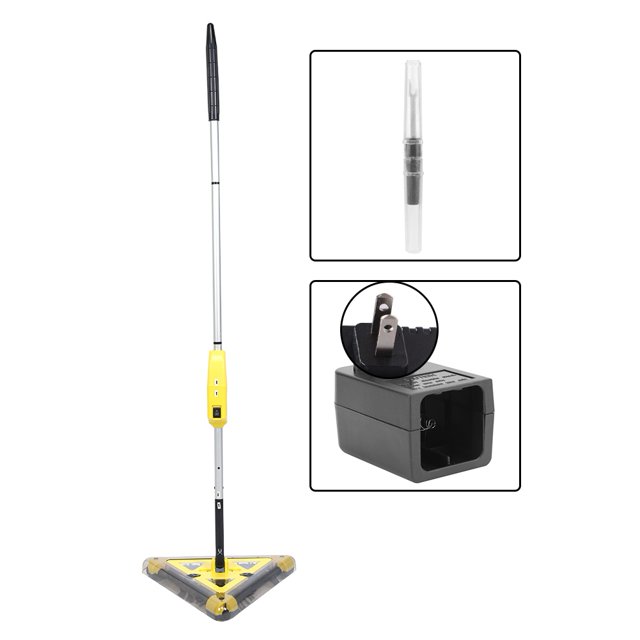 Limpiador de pisos barredora manual de empuje manual inalámbrico de 360 grados para el hogar