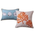 thumbnail image 4 of Benjara Maritsa Four Piece Twin Size Fabric Quilt Set with Coastal Prints, Blue, 4 of 6