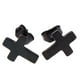 thumbnail image 5 of Pendientes de botón de oreja cristiana jinwen acero Inoxidable, 5 of 8