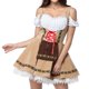 thumbnail image 3 of Disfraz de ña de cerveza para mujer, trajes de disfraces cómodos y duraderos para fiestas de ñas , Halloween en Baoblaze Disfraz de niña cervecera, 3 of 8