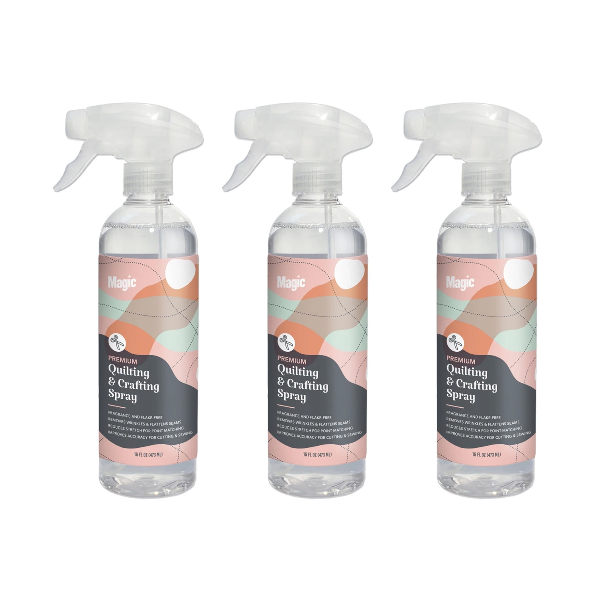 Magic Premium Quilting & Crafting Spray Trigger 3 Pack