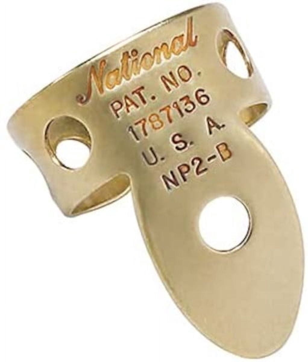 National Finger Picks - 12 Pack - Brass - From D'Addario