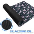 thumbnail image 6 of Long Mouse Pads for Desk,Dark Blue Cartoon Unicorn Leaf Pattern Desk Mats on Top Of Desks, Desk Mouse Pad Extra Large with 3mm Non-Slip Base and Stitched Edge for Gaming,Office,Work,Home 47.3"x23.6", 6 of 6