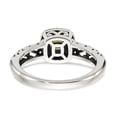 thumbnail image 6 of Shey Couture Sterling Silver with 14K Accent Antiqued Cushion Peridot Ring QTC868, 6 of 6