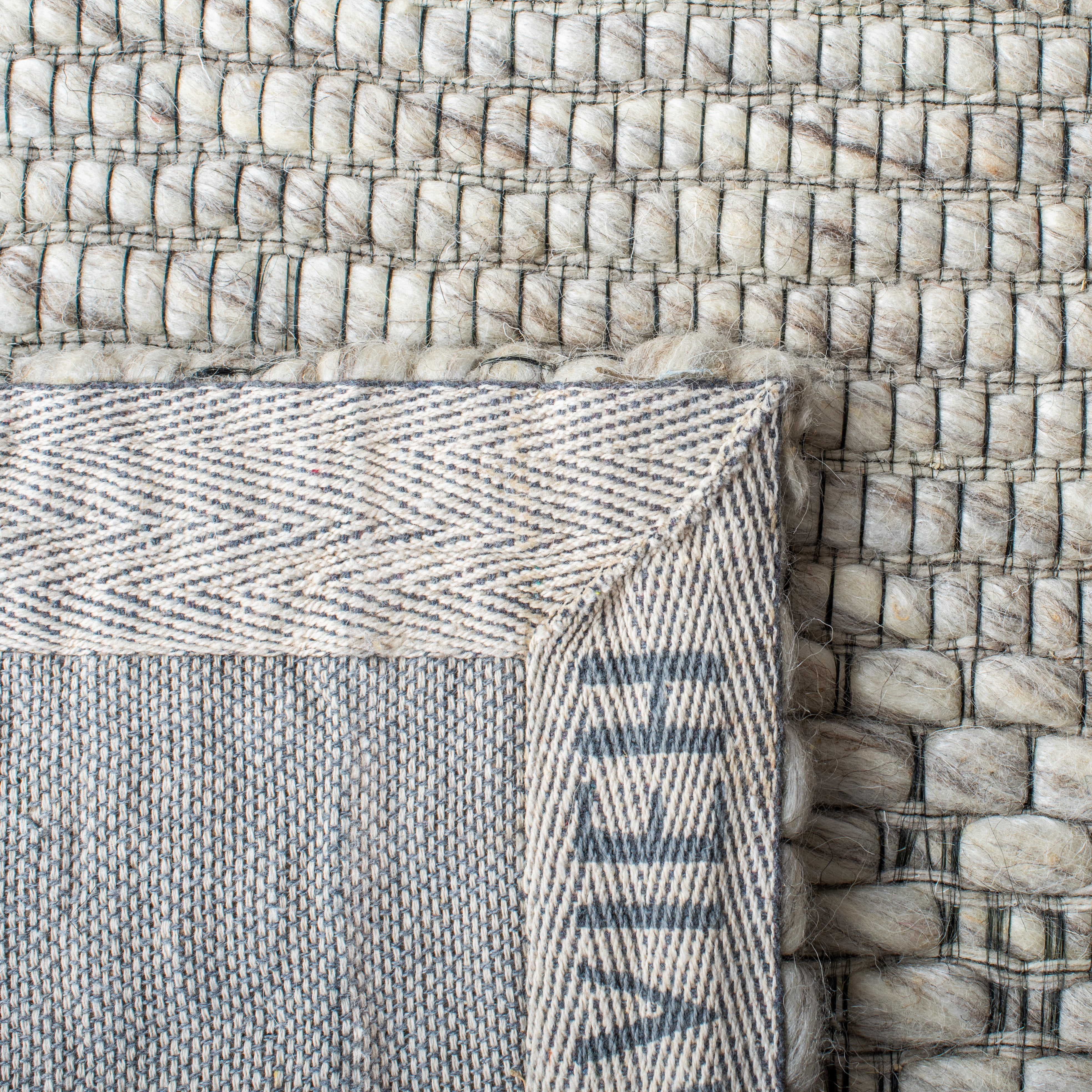 SAFAVIEH Marbella Keeleigh Diamond Area Rug, Beige/Light Grey, 10' x 14'