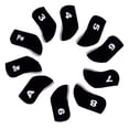 thumbnail image 2 of Cubiertas para la cabeza del club de golf Sunnimix 10 piezas de Neopreno Negro, 2 of 8