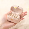 thumbnail image 4 of Mini caja para anillos europea y americana, caja portátil para guardar pendientes y joyas, caja de cuero para guardar anillos y pendientes, caja para guardar joyas, 4 of 6