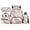 Candy Giraffe Print, variant on Pink Space Horse School Backpack Set for Boys 6-12 Breathable Daypack with Matching Lunch Bag Water Bottle Holder and Pencil Bag for Back to School
