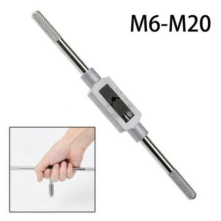 

BAMILL M6-M20 1/4 -3/4 Tap Handle Adjustable Reamer Tapping Wrench Tool Metal Durable