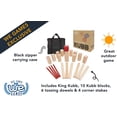 thumbnail image 2 of WE Games Outdoor Viking Kubb Chess Yard Game - Solid Natural Wood, 2 of 7
