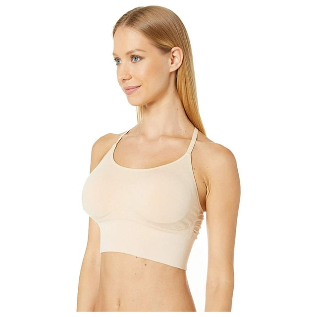 Yummie Evelyn Long Line Bra w/ Removable Pads Frappe