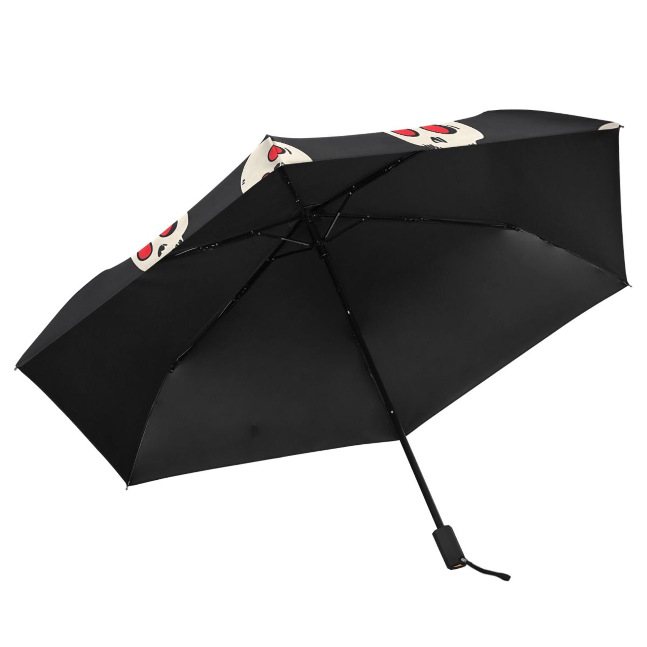 ALAZA Skull Head UPF 50+ Compact Folding Umbrella for Rain Travel Umbrella Packable