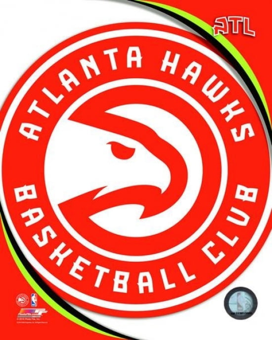 Atlanta Hawks Team Logo Photo Print (20 x 24)