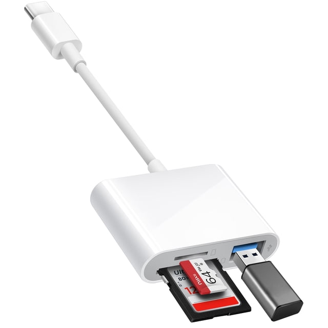 Lector de tarjetas SD BNMXtek USB-C a SD/SDHC/SDXC microSD