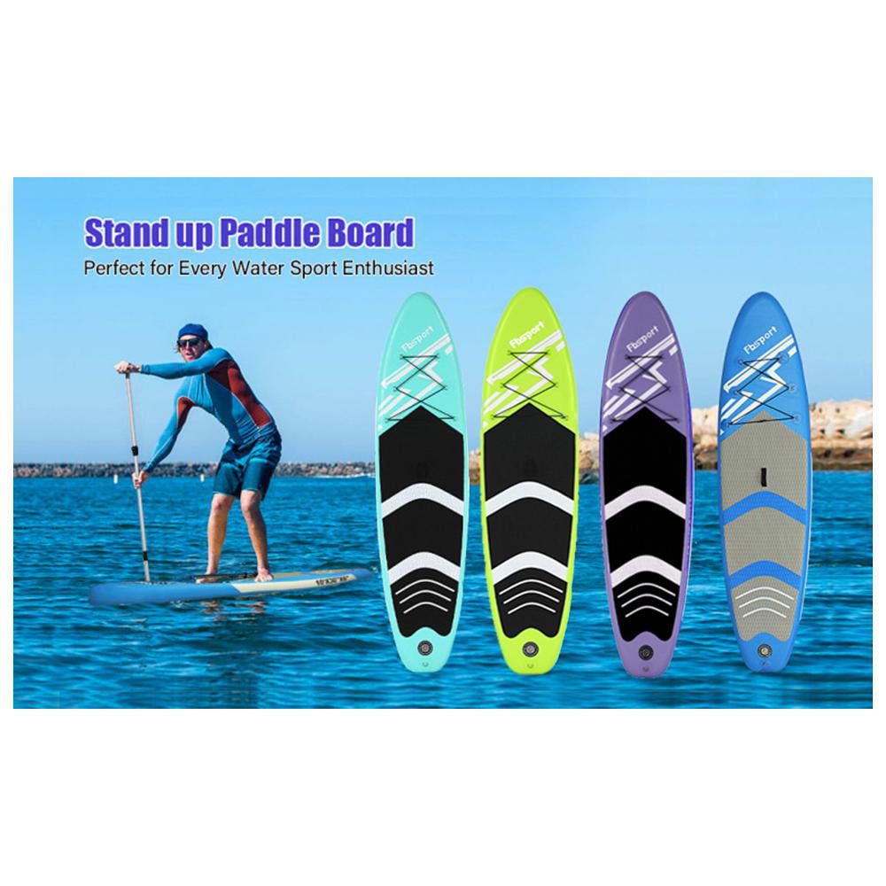 FBSPORT 3m PVC Inflatable SUP Board Set with Pump Stand Up Paddle Board Set Suitable Paddlers Ideal for Beginners Inflatable Paddleboard Kit 