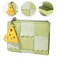 thumbnail image 2 of Monedero corto, tarjetero, adorable monedero, cartera de cuero tejido, precioso monedero., 2 of 6