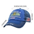 thumbnail image 2 of United States 250th Anniversary Hat,250th Anniversary Hat 1776-2026 Eagle Embroidery Patriotic Baseball Cap,250 Anniversary USA Hat for Men Women, 2 of 3