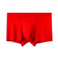 thumbnail image 1 of Men Underwear Plus Size Loose Modal Seamless Underpants Middle Waist Solid Color Breathable Underwear, 1 of 9