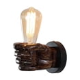 thumbnail image 2 of Lámpara de pared Vintage Industrial lámpara de pared de hierro forjado Steampunk antigua lámpara de E27 Base Retro lámpara de tejado decoración Mano Colco lámpara de pared de la vendimia, 2 of 6
