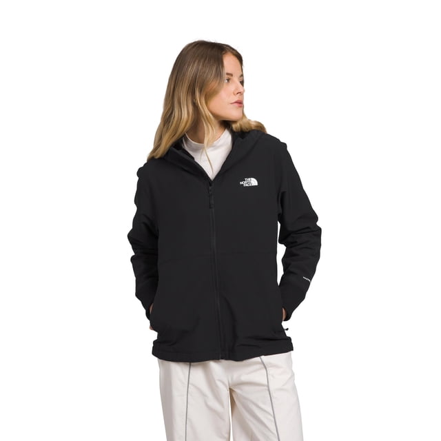 Chaqueta The North Face Shelbe Raschel de forro polar con capucha para mujer, color negro