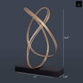thumbnail image 3 of Zech Tangled Metal Table Decor, 3 of 7