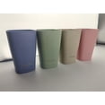 thumbnail image 5 of Jonooow Unbreakable Wheat Straw Cups Reusable Drinkware Drinking Tumblers Plastic Water Cups14.5 oz Drink Cup, Set of 4 Assorted Colors, 5 of 7