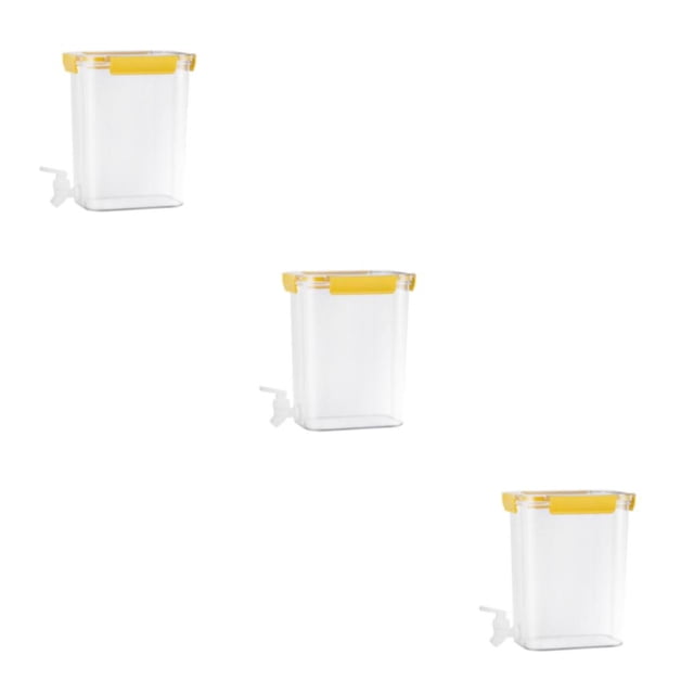 Wosthever Agua fría Bebida Nevera Jarra Dispensador de bebidas Tanque de plástico 4.5L A prueba de fugas Hogar Cocina Bar Fiesta Limonada Type1 NO1