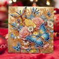 thumbnail image 2 of Tarjeta Deseos Diaria Diamantes Hecha A Mano Con 6 Piezas Mariposa para Adultos Y, 2 of 9