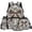 Grey Duck Camo Bow, variant on Yspwyqan Bow Backpack Set for Kids, 4Pcs with Lunch Box Pencil Case Water Bottle Bag, Grey Duck Camo Lightweight Bookbag Fits 13 Inch Laptop for Elementary Middle School