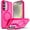 Hot Pink, variant on NGB SUPREMACY For Samsung Galaxy S24 FE Case Built-In Camera Guard Kickstand Lens Protector Wireless Charging MagSafe/Qi Magnetic Car Mount Phone Cover