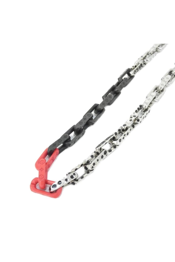 Pre-Owned Louis Vuitton (LV X YK) Collier Monogram Chain Infinity Dot M01087 Necklace