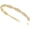 Gold, variant on Rose Design Rhinestone  Wedding Headband Bridal Headpieces Simple Design Bridal Headband (Rose )