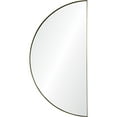 thumbnail image 2 of Signature Home Collection Half Moon Glass Framed Wall Mirror - 40", 2 of 6