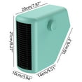 thumbnail image 3 of Space Heater - Large Space Heater, Small Personal Heater, Oil Filled Radiator Heater, Room to Room Fan, Camping Heaters for Tents, Portable Heater Outdoor, Indoor Space Heater, Foot Warmer Under Desk, 3 of 6