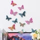 thumbnail image 3 of Decoración de pared de mariposas 3D, 24 piezas, 4 estilos, 3 tamaños, decoraciones de cumpleaños de mariposas y decoraciones de fiesta de mariposas, 3 of 6