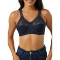 thumbnail image 1 of Homgeek Women Plus Size Bra Full Coverage Wirefree Comfort Lace Bralettes, 1 of 7