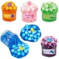 thumbnail image 2 of HLONK 5 Pack 70ml Ocean Slime Crystal Mud Glue Color Mud Clay Sand  Toy, 2 of 14