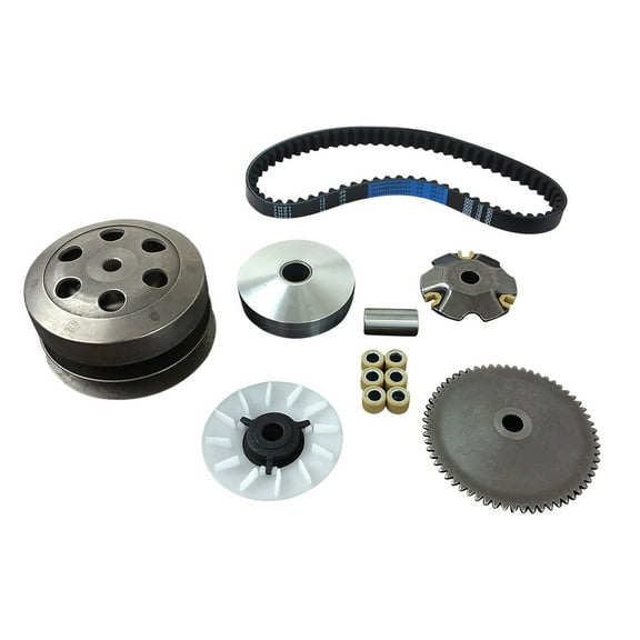 Complete 50cc 49cc 4 Stroke Scooter Moped Clutch Variator 669-18-30 Belt Kit TaoTao Kazuma Roketa SUNL