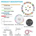 Sewing Machine Kit, Sewing Kit 128pcs Premium Sewing Machine Starter
