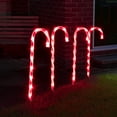 thumbnail image 2 of Luces festivas - Juego de 4 - Decoraciones de bastones de caramelo iluminados - Funciona con electricidad Adepaton LN-0779, 2 of 6
