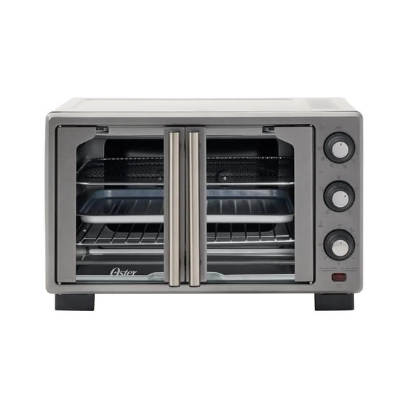 Oster Horno con Freidora de Aire de 25 L de Capacidad Color Gris TSSTTV25FDMAFNS