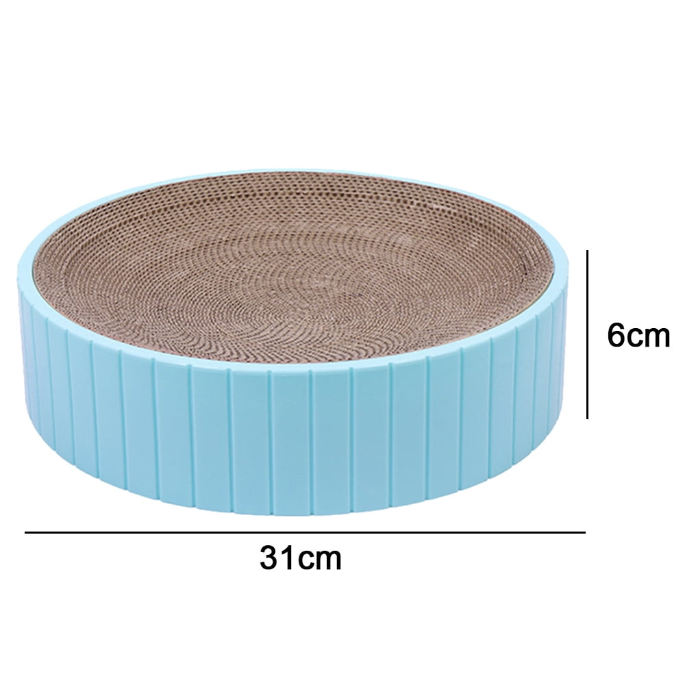 Cat Scratch Bowl Cat Cardboard Pad for Indoor Cats Lounge - Round Cat Scratcher Couch Bed