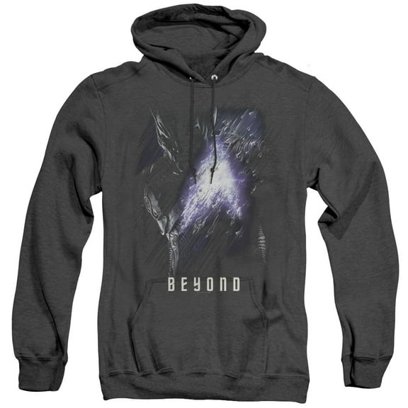 Star Trek Beyond Krall Poster Adult Heather Hoodie Sweatshirt Black