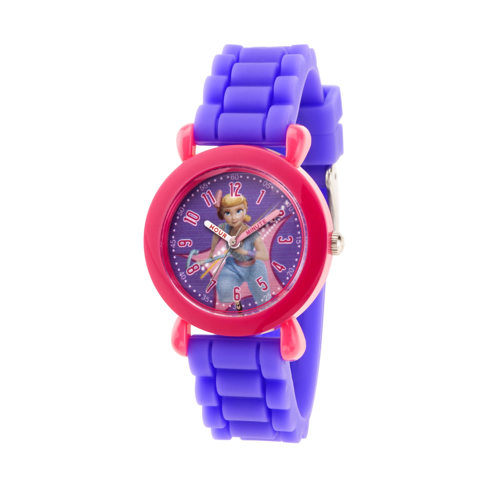 Disney Toy Story 4 Bo Peep Girls' Pink Plastic Watch, 1-Pack