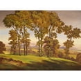 thumbnail image 3 of Emil Ernst Heinsdorff 24x19 Black Modern Framed Museum Art Print Titled - Landscape with Trees (1939), 3 of 5