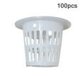 thumbnail image 1 of AMERTEER RÉSEAU DE PLANTATION 100Pcs Slotted Planting Cups Mesh Pot Net Panier Hydroponique Aéroponique Conteneur, 1 of 6