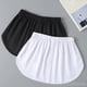 thumbnail image 2 of Gibobby mini faldas de mujer sexy Mini enagua para mujer, falda inferior de 2 piezas, camisa de barrido, falda de extensión con botones, camisa para mujer(Negro, XXXXXL), 2 of 5