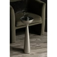 thumbnail image 3 of Kate and Laurel Chandon Mid-Century Sophisticated Drink Table, 8 x 8 x 23, Antique Nickel, Glam Sculptural Plant Pedestal Table for Use as Antique Mini Table or Bathtub Accent Table, 3 of 9