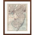 Plate 72. Map of New Jersey. United States. Inset Map of Jersey